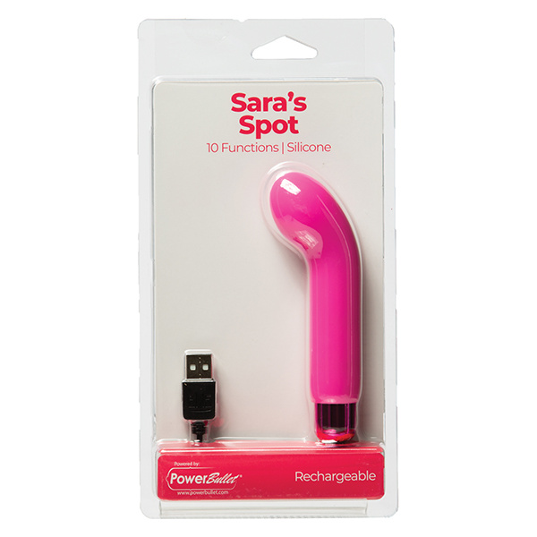 Sara's Spot Rechargeable Bullet W/g Spot Sleeve - 10 Functions