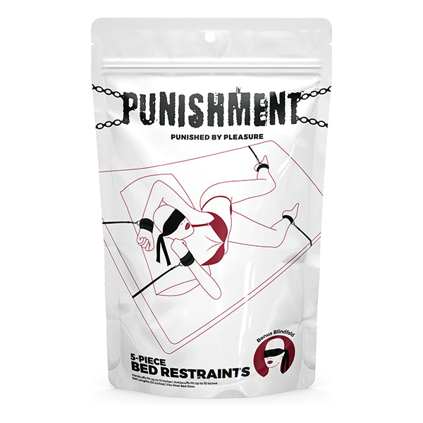 Punishment 5 pc Bed Restraints