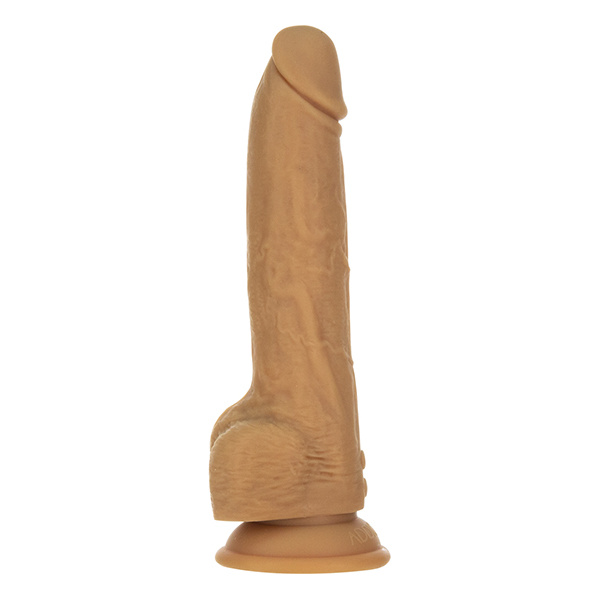 Naked Addiction 9" Thrusting  Dong w-Remote - Caramel - Image 2
