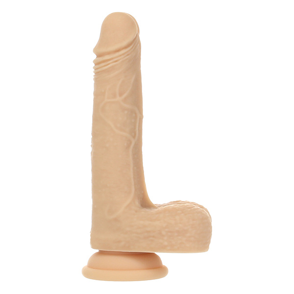 Naked Addiction The Freak 7.5" Rotating & Thrusting Vibrating Dong - Ivory - Image 4