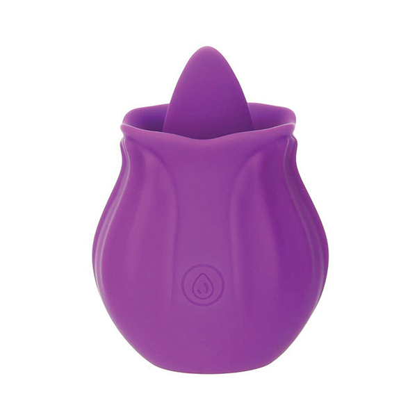 M'Lady Flickering Tongue & Vibrating Clitoral Stimulator - Purple - Image 4