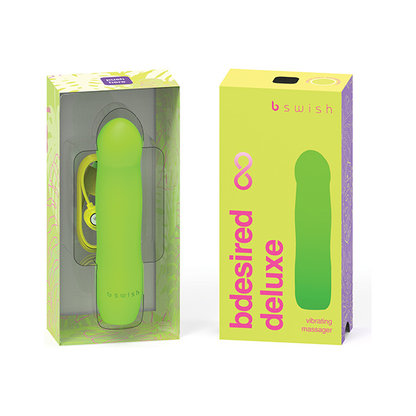 Bdesired Infinite Deluxe Paradise Vibrator - Green - Image 4