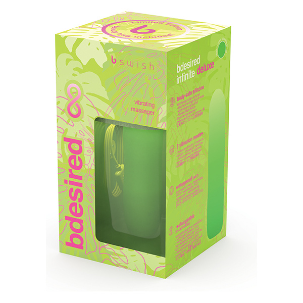 Bdesired Infinite Deluxe LE Paradise Vibrator - Green - Image 2