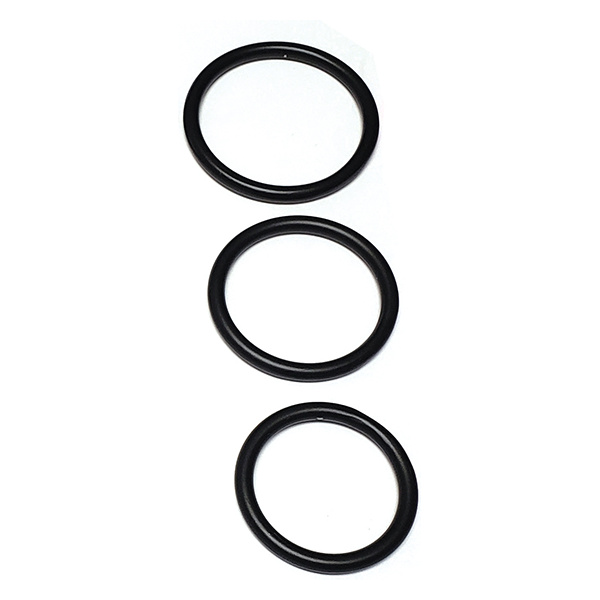 Spartacus Seamless Stainless Steel C-Ring - Black Pack of 3 - Image 2