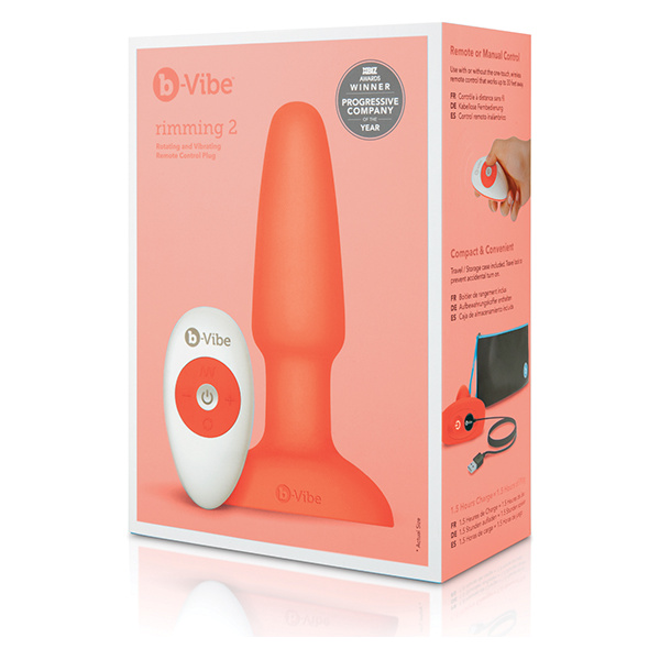 B-Vibe Rimming Plug 2 - Orange