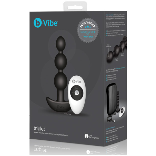 B-vibe Remote Triplet Anal Beads