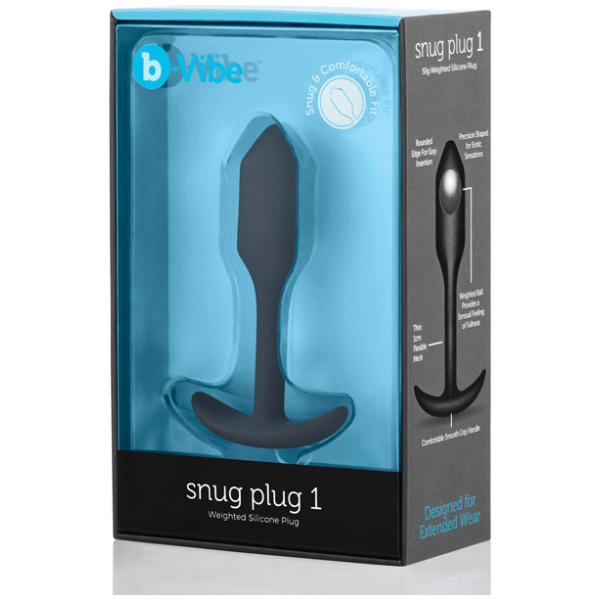 B-vibe Weighted Snug Plug 1 - 55 G