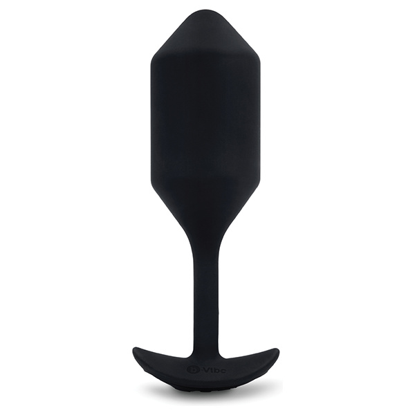 B-Vibe Vibrating Weighted Snug Plug XL - 247 g Black - Image 2