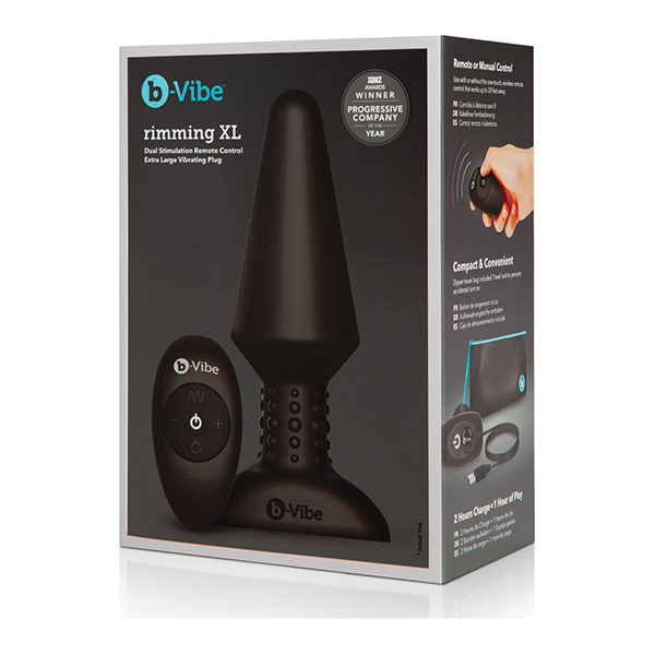 B-Vibe Rimming Plug XL - Black