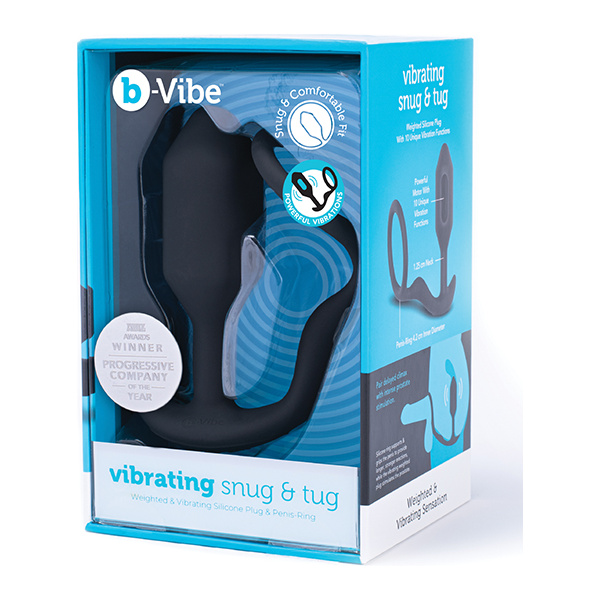 B-vibe Vibrating Snug & Tug - Black