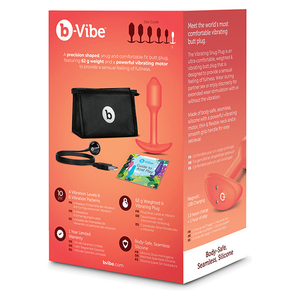 B-vibe Vibrating Snug Plug - Image 5