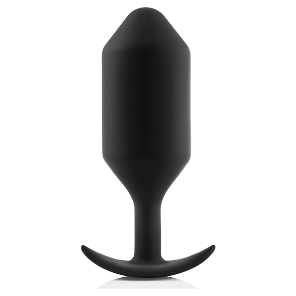 B-Vibe Weighted Snug Plug 7 - 600 g Black - Image 4