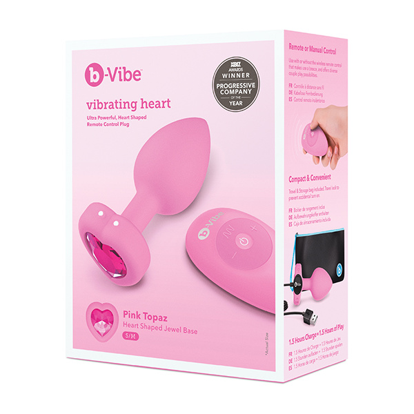 B-vibe Vibrating Heart Plug