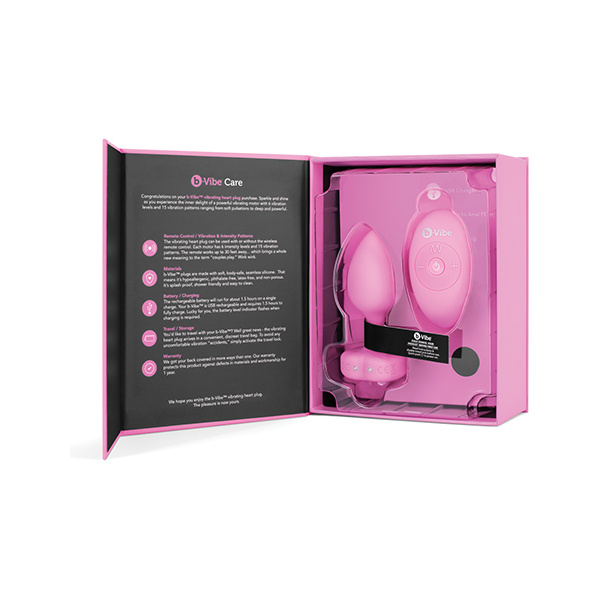 B-vibe Vibrating Heart Plug - Image 4