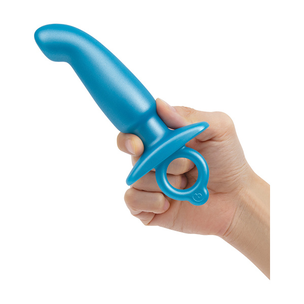 B-Vibe Butties Hither Tapered Prostate Plug - Blue - Image 3