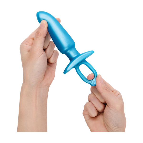 B-Vibe Butties Hither Tapered Prostate Plug - Blue - Image 5