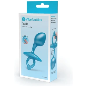 B-Vibe Butties Bulb Tapered Prostate Plug - Blue