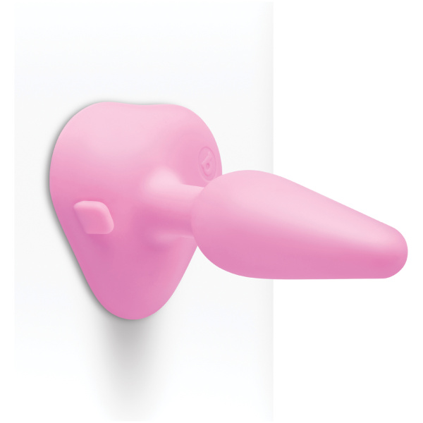 B-Vibe Beginner's Vibrating Tapered Butt Plug - Pink - Image 3