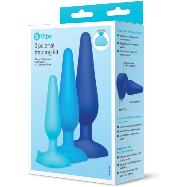 B-Vibe Anal Training Kit - 3pc Set