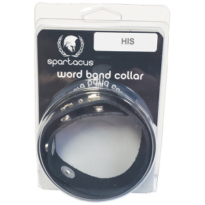 Spartacus HIS Leather Collar - Black
