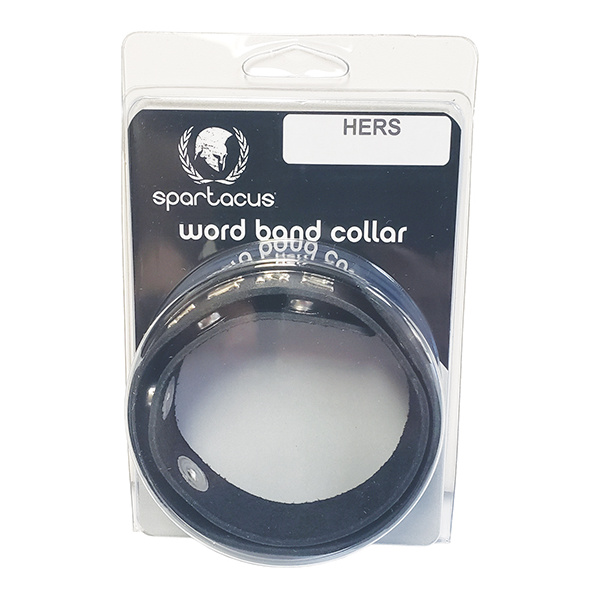 Spartacus HERS Leather Collar - Black