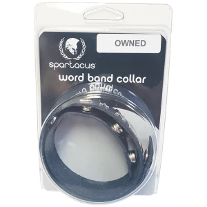 Spartacus OWNED Leather Collar - Black