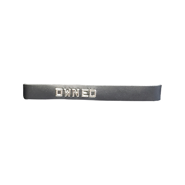 Spartacus OWNED Leather Collar - Black - Image 2