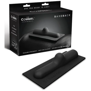 The Cowgirl Bareback Silicone Attachment - Black