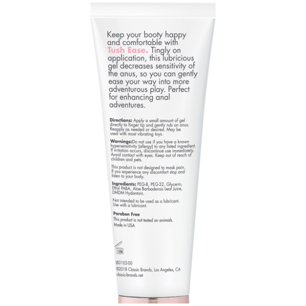 CGC Tush Ease Anal Gel w-Benzocaine - .7 oz - Image 2