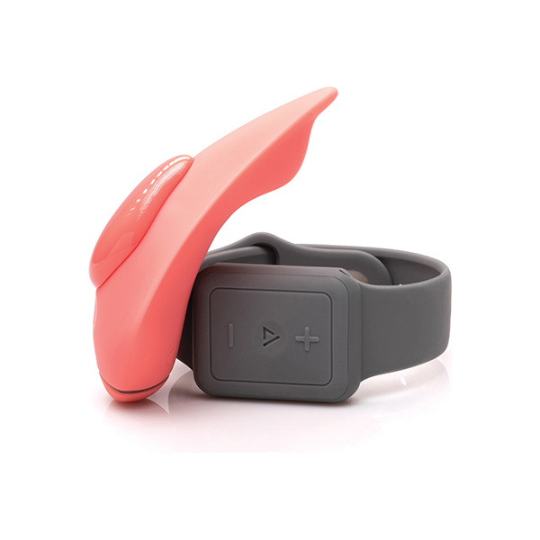 Clandestine Devices Companion Panty Vibe w-Wearable Remote - Coral - Image 3