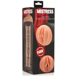 Curve Toys Mistress Vibrating Pussy Masturbator - Tan