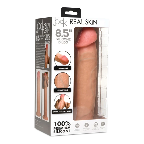 Curve Toys Jock Real Skin Silicone 8.5" Dildo
