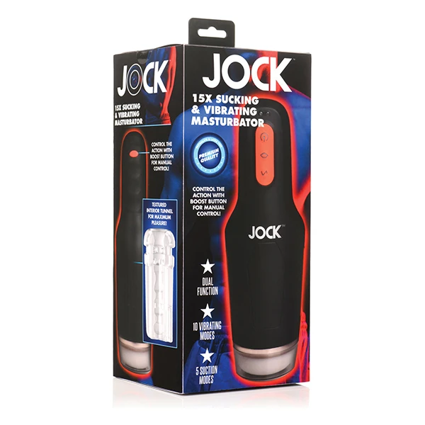 Curve Toys Jock 15x Sucking & Vibrating Masturbator - Image 3