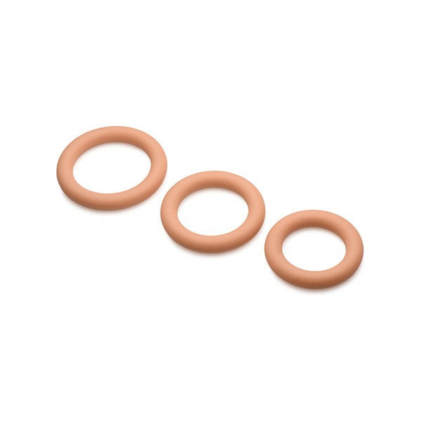 Curve Toys Jock Silicone Cock Ring Set of 3 - Medium - Image 2