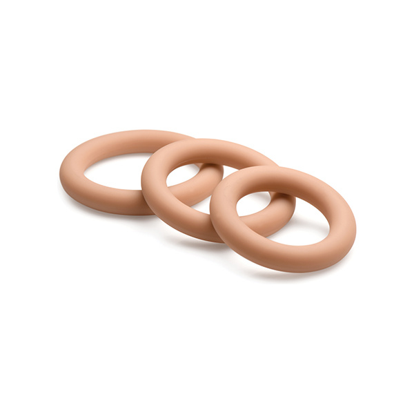 Curve Toys Jock Silicone Cock Ring Set of 3 - Medium - Image 3