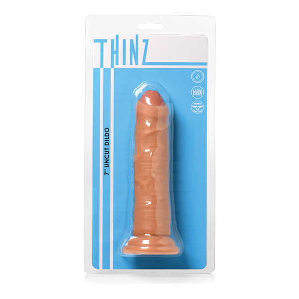 Curve Toys Thinz 7" Uncut Dildo - Light