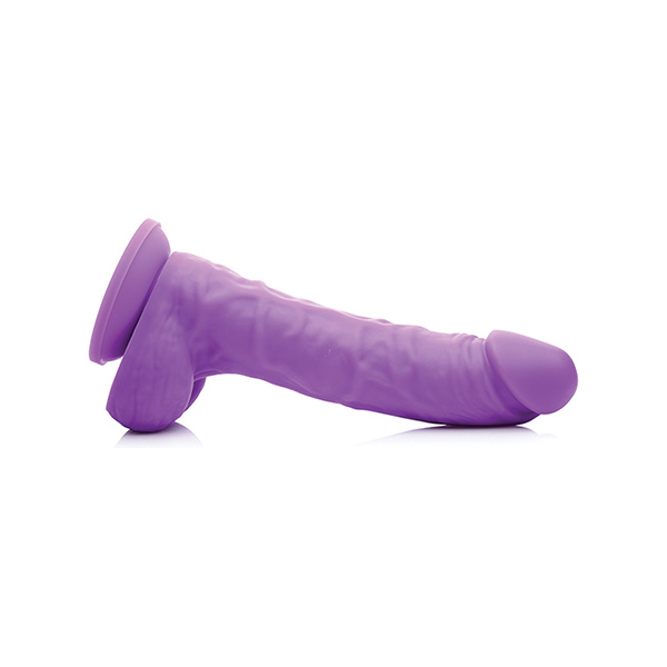Curve Novelties Lollicock 7" Silicone Dildo W/balls - Image 2