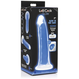 Curve Toys Lollicock 7" Glow In The Dark Silicone Dildo