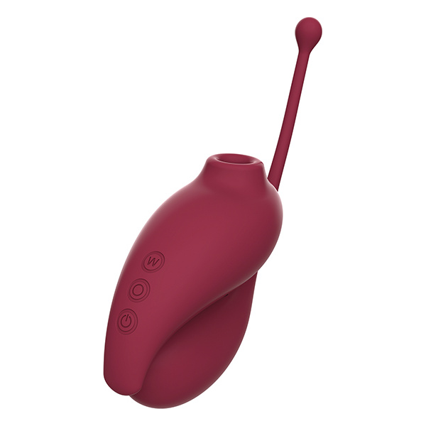 Adrien Lastic Inspiration Clitoral Suction Stimulator & Vibrating Egg - Red - Image 2