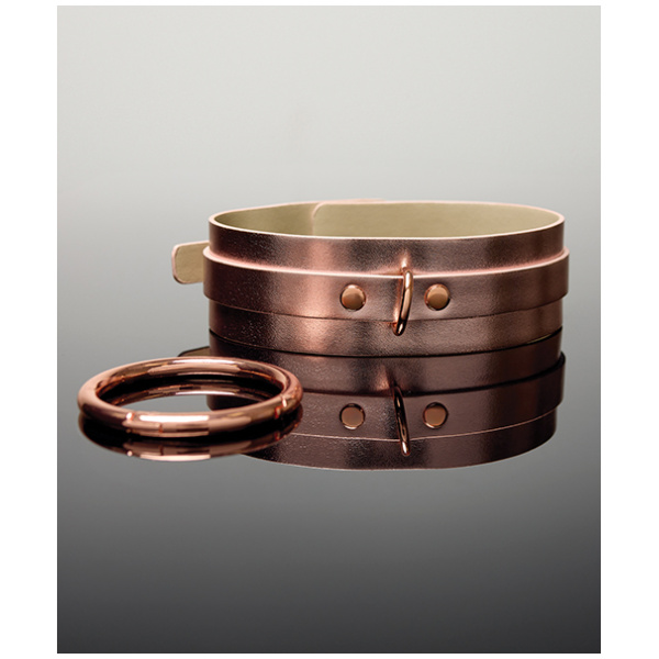 Pleasure Collection Adjustable Collar - Rose Gold - Image 4