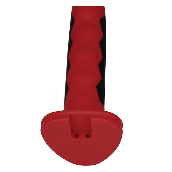 ElectraStim Silicone Fusion Komodo Dildo - Red-Black - Image 4