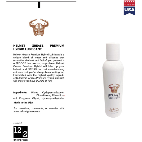 Helmet Grease Hybrid Lubricant - 3.4 oz Bottle - Image 2