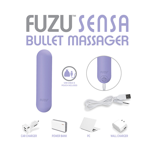 Fuzu Skin Activated Rechargeable Bullet Massager - Image 2