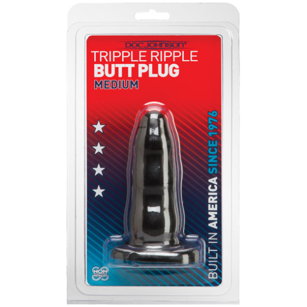 Triple Ripple Butt Plug