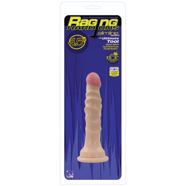 Raging Hard Ons Slimline Dong W/suction Cup