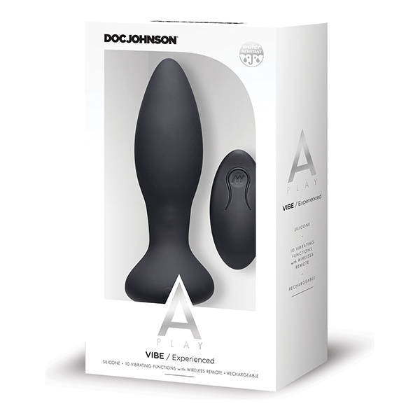 A Play Rechargeable Silicone Experienced Anal Plug W/remote