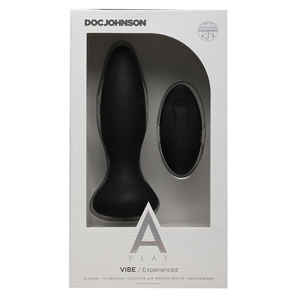 A Play Rechargeable Silicone Experienced Anal Plug W/remote - Image 2