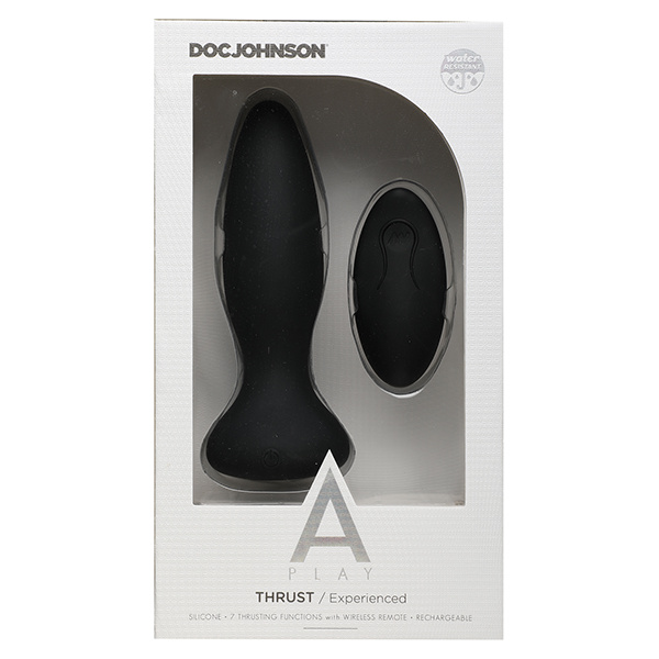 A Play Thrust Experienced Rechargeable Silicone Anal Plug W/remote - Image 2