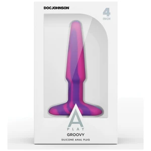 A Play 4" Groovy Silicone Anal Plug