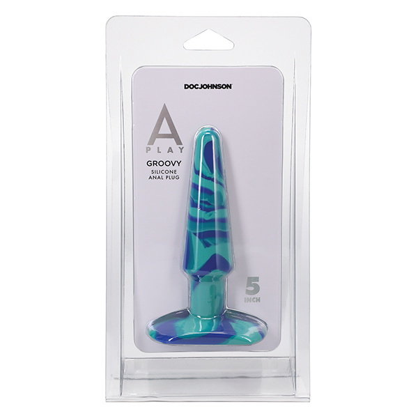 A Play 5" Groovy Silicone Anal Plug